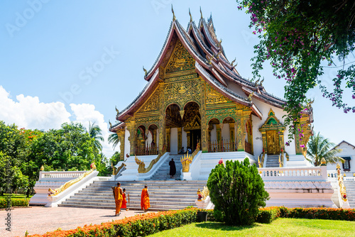 Billede på lærred views of luang prabang temple, laos