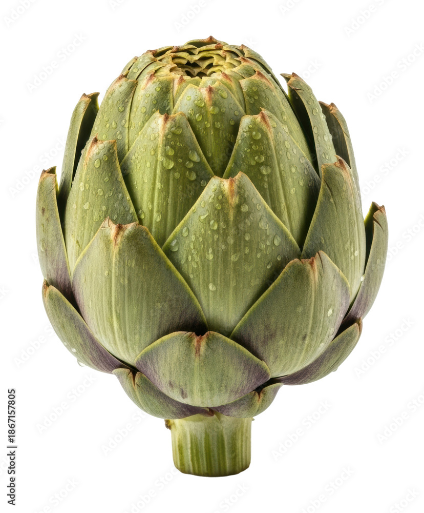 Obraz premium Harvesting fresh artichokes culinary delight kitchen nature isolated on transparent background