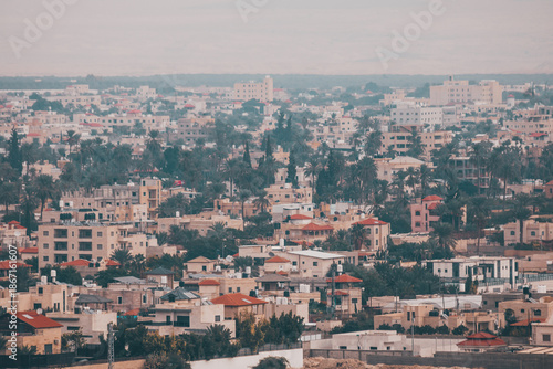 aerial view of jericho