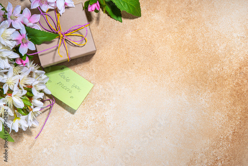 Mother day greeting card background