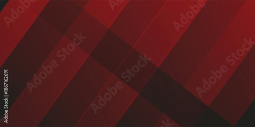 Red line with white architecture futuristic background minimal concept vector illustration subtle design.