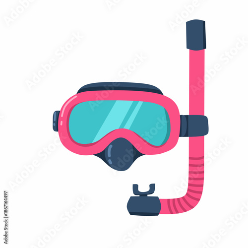 diving mask and snorkel