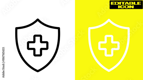 Medical protection symbols Vector