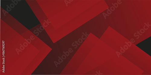 Red line with white architecture futuristic background minimal concept vector illustration subtle design.