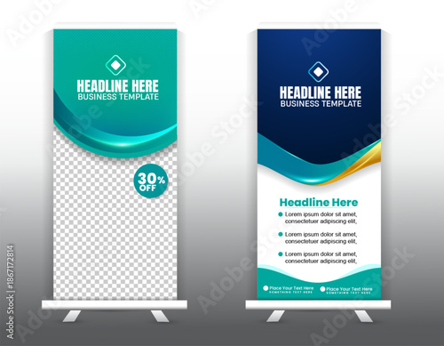 x stand display banner design