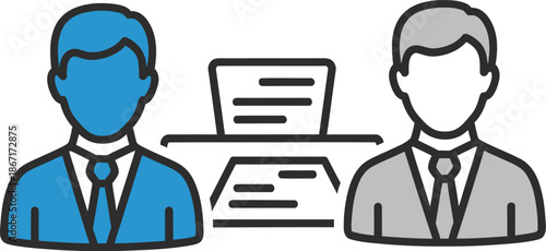 Team Communication and Discussion Icon