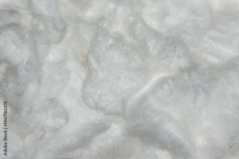 Φωτογραφία High-Resolution of White Dacron Fiber Soft Cloudy Texture Background