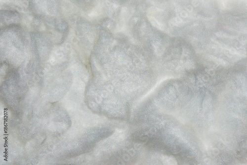 High-Resolution of White Dacron Fiber Soft Cloudy Texture Background