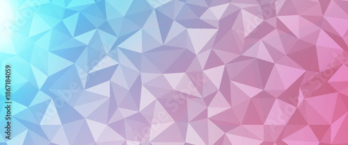 Light Blue, Red vector blurry triangle template. A completely new color illustration in a vague style. The best triangular design for your business.