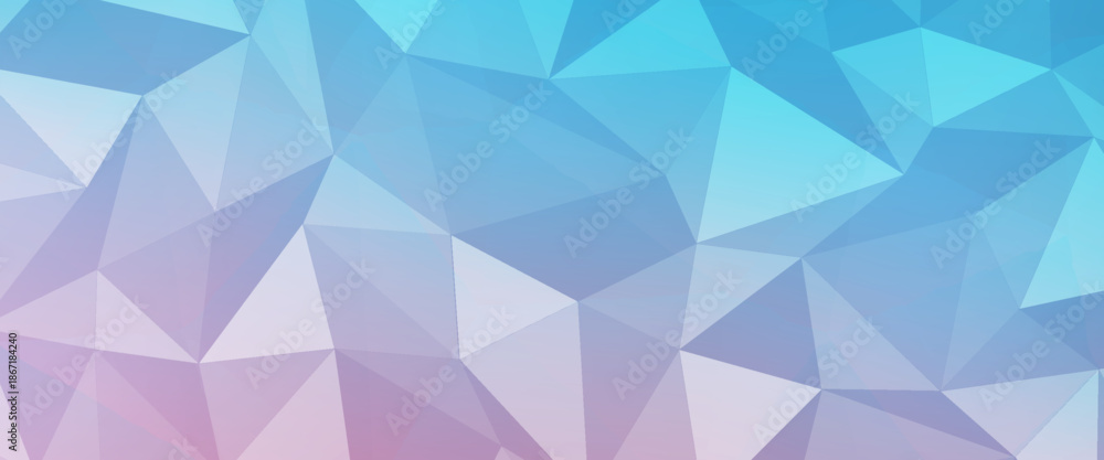 Obraz premium Light Blue, Red vector blurry triangle template. A completely new color illustration in a vague style. The best triangular design for your business.