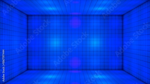Broadcast Hi-Tech Alternate Blinking Illuminated Cubes Room Stage, Multi Color, Events, 3D, Loopable, 4K