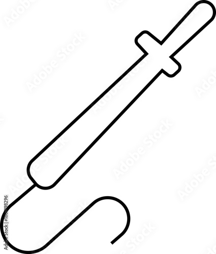 medical instrument silhouettes including syringe scissors and forceps vector, Dental Surgery: Forceps, Tooth Key, Drill, Syringe, Bandage, Needle, Healthcare tools and equipment Hook elements,