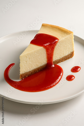 New York Cheesecake with Coulis