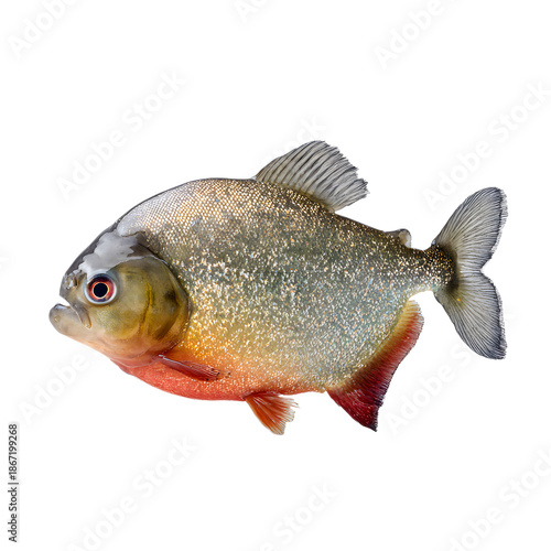Fresh trout fish isolated on white background