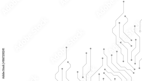 Triangle Circuit board. Electronic Digital Technology on White Background. Central Computer Processors CPU. Motherboard Digital Chip.