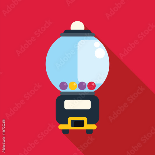 Gumball dispenser vending sweets and bubble gum, representing childhood and treats