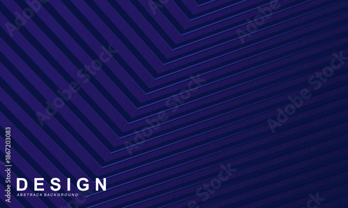 Premium background design with diagonal dark blue stripes pattern. Vector horizontal template for digital lux business banner, contemporary formal invitation, luxury voucher, prestigious gift certific