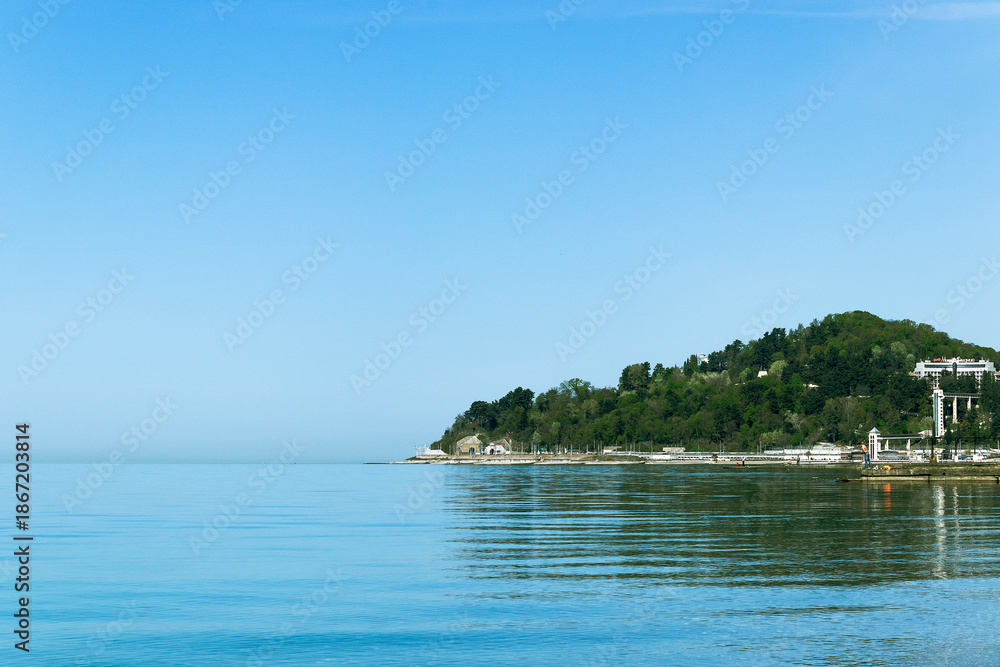 Obraz premium Sea and Hills, coastal cape