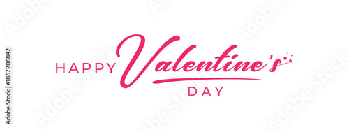 
Happy Valentine's Day logo design, Happy Valentine's Handwritten Logo, love, modern, signature vector logo design.