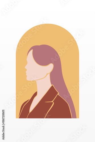 Minimalist Faceless Boho Women Abstract Modern Wall Art