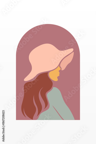 Minimalist Faceless Boho Women Abstract Modern Wall Art