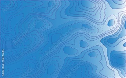 Abstract blue ocean waves forming a seamless water pattern background