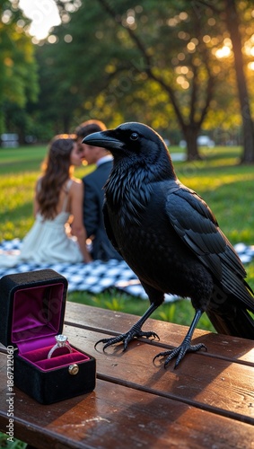 Wallpaper Mural bird in the park Torontodigital.ca