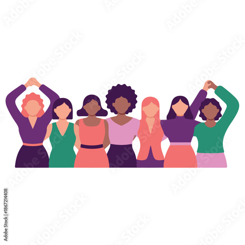 International Women’s Day Concept – Strong Women, Unity & Empowerment