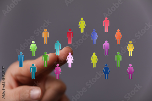 Abstract design with multic...