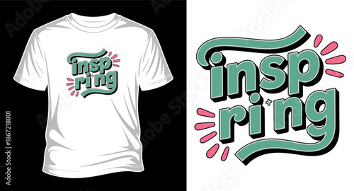Motivational graphic vector art T-shirt design print templet