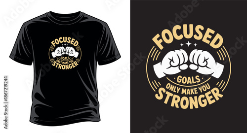 Motivational graphic vector art T-shirt design print templet