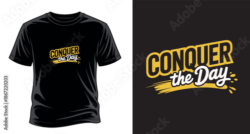 Motivational graphic vector art T-shirt design print templet