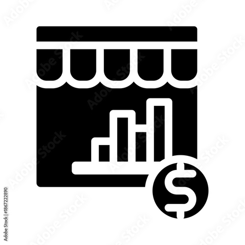 marketplace glyph icon