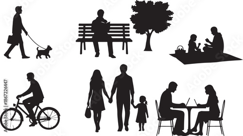 Family and friends enjoying outdoor activities together always