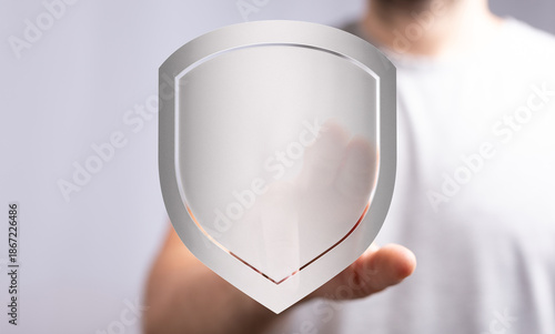 Abstract image of hand hold...