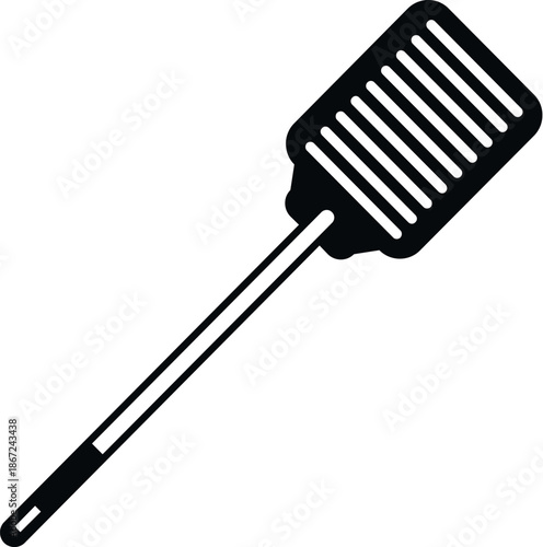 Slotted spatula tool for kitchen and barbecue preparations