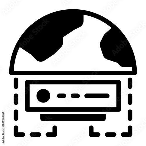 Connect Route Worldwide Networking Icon from Network and Database Icon Collection (Mixed style)