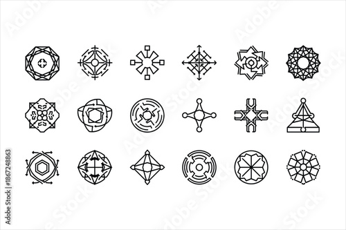 Simple white background with text indicating the presence of a vector file