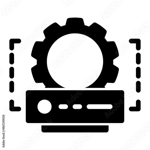 Repair Schedule Maintenance Administration Icon from Network and Database Icon Collection (Solid style)