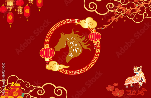 chinese new year greeting card