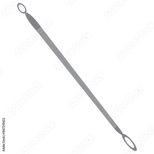 Skincare blackheads remover tool vector.
