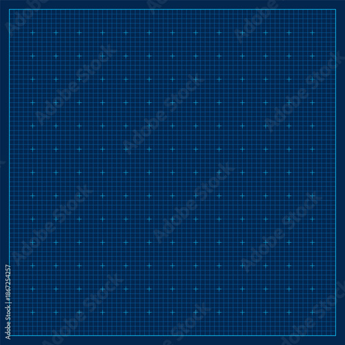 Blueprint background vector illustration. Blue lined architecture backdrop.