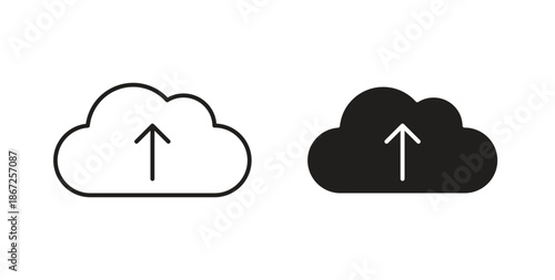 Backup icons Vector Symbol Design Illustration - for app or web. color editable