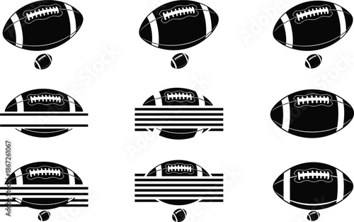 football, touchdown, gridiron, pigskin, sport, game, league, match, ball, kickoff, training, playbook, offense, defense, athletic, competition, stadium, silhouette, icon, vector