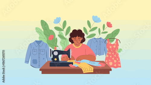 A serene and calming abstract design featuring soothing blue and beige hues, perfect for backgrounds or creative projects.