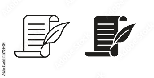 History icons Vector Symbol Design Illustration - for app or web. color editable