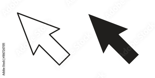 Mouse icons Vector Symbol Design Illustration - for app or web. color editable