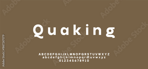 Modern Bold Font. Regular Italic Number Typography urban style alphabet fonts for fashion, sport, technology, digital, movie, logo design, vector illustration