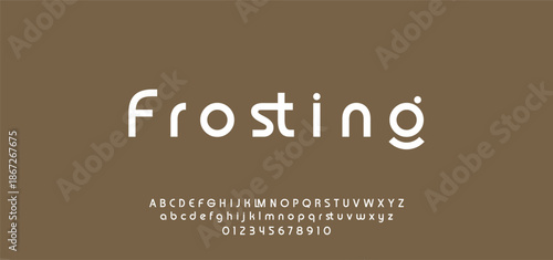 Modern Bold Font. Regular Italic Number Typography urban style alphabet fonts for fashion, sport, technology, digital, movie, logo design, vector illustration