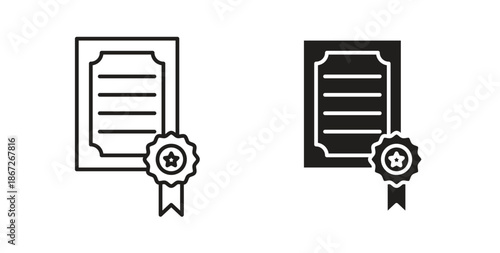 Patented icons Vector Symbol Design Illustration - for app or web. color editable